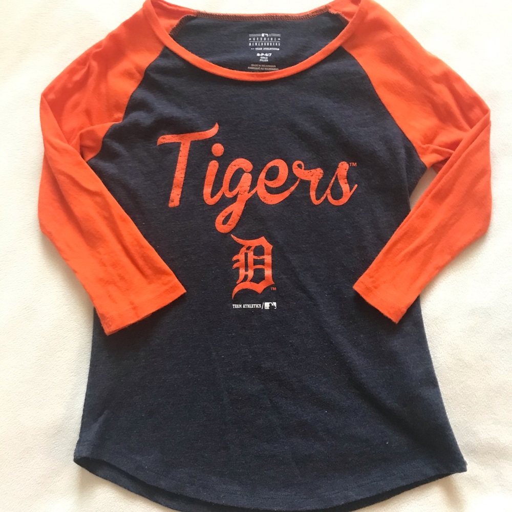 ⚾️Old Navy Detroit Tigers Baseball Top - size 6/7